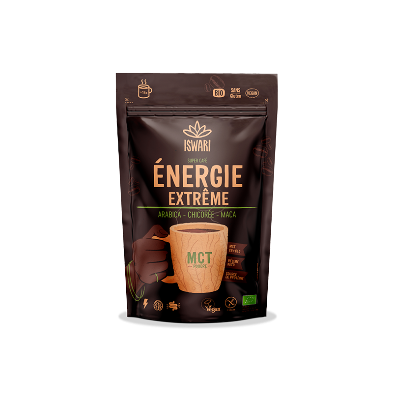 EXTREME ENERGIE MCT DE CAFE* - ARABICA, CHICOREE, MACA